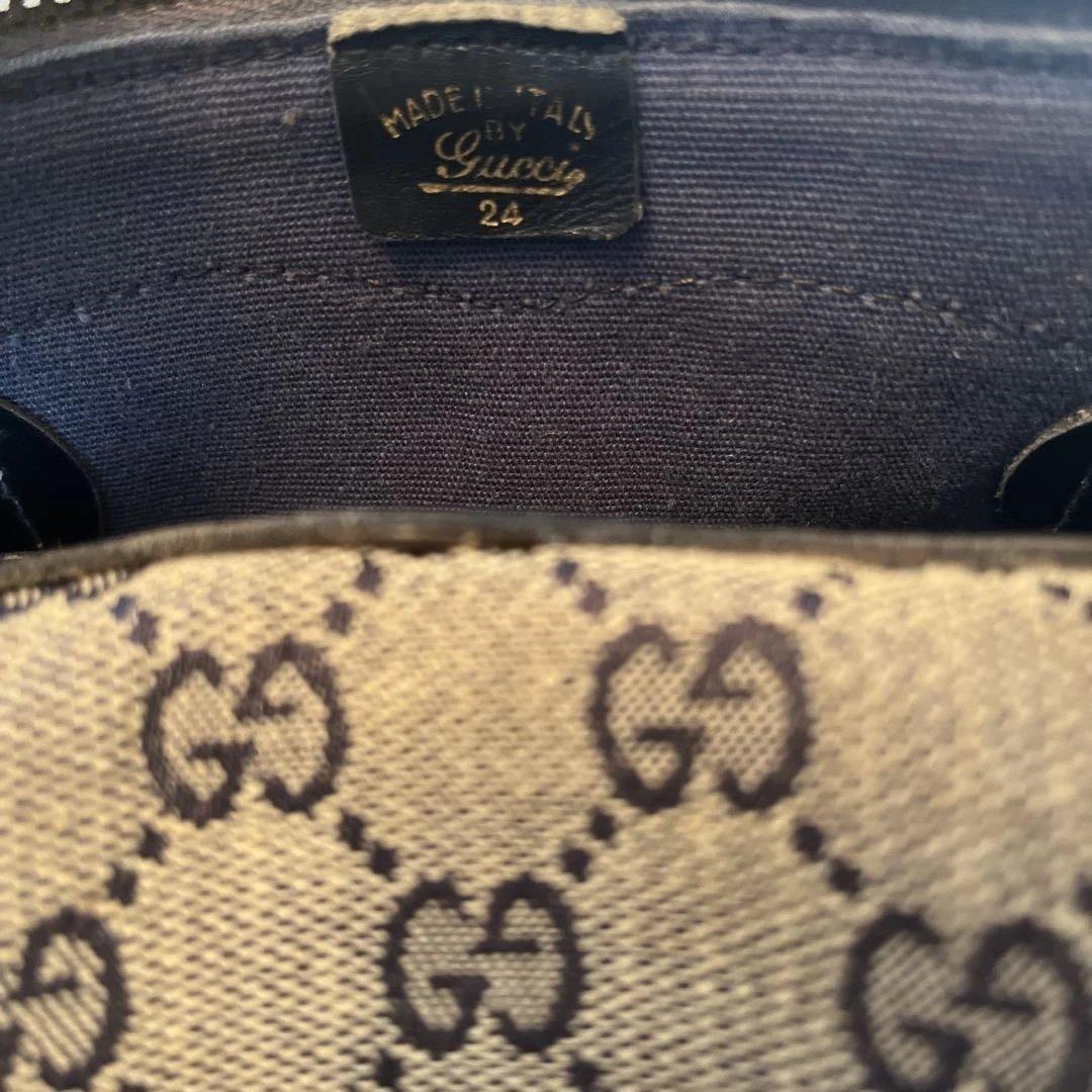 限定値下げGucci GGパターン ボストンバッグ グッチ レザー 黒