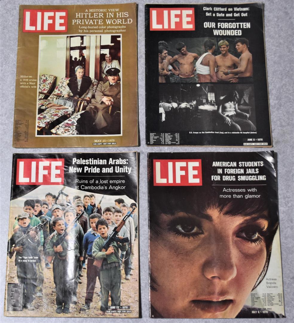 写真雑誌LIFE（1970.5.25号～1970.12.7号）（14冊）（中古）