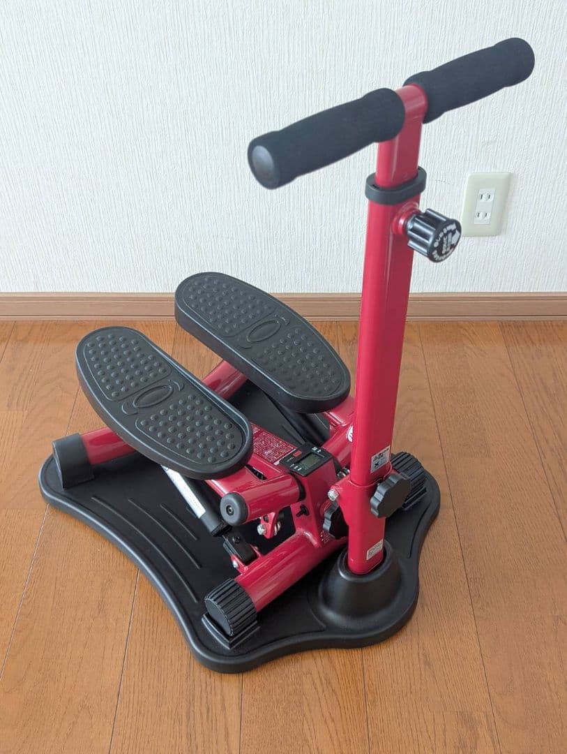 ナイスデイ NICE DAY 健康ステッパー 専用ハンドル付 赤