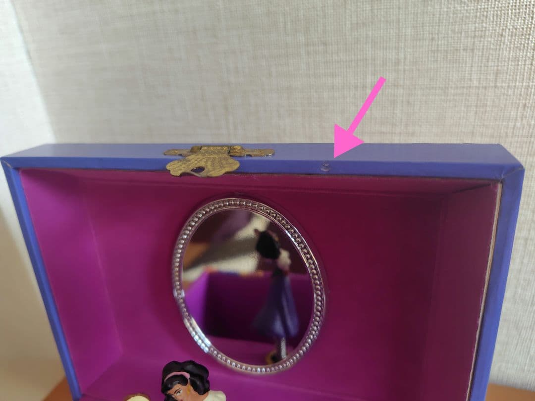 ◆Disney◆エスメラルダ◆ジュエリーボックス◆オルゴール◆ノートルダムの鐘◆