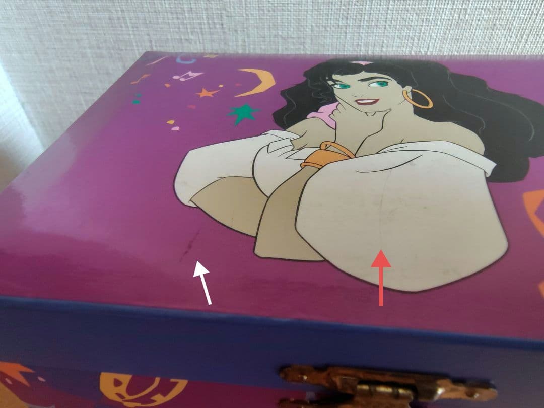 ◆Disney◆エスメラルダ◆ジュエリーボックス◆オルゴール◆ノートルダムの鐘◆