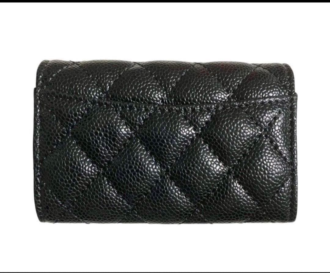 CHANEL ブラック キルティング 二つ折り