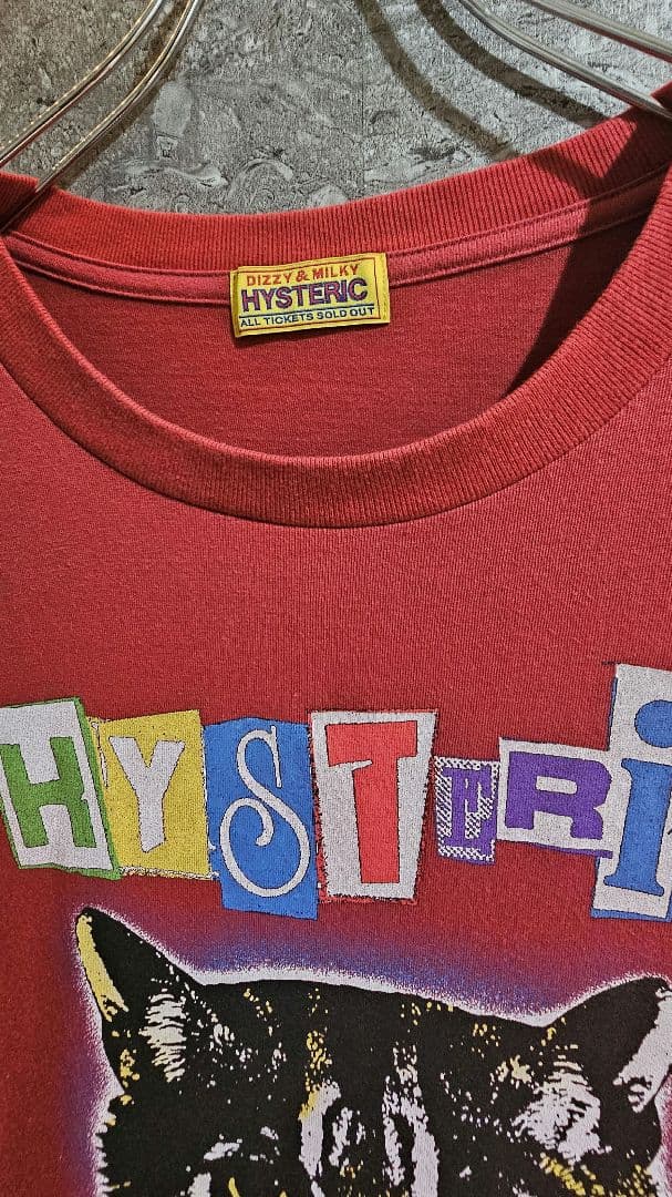 【即完品】 HYSTERIC CAT SCRATCH FEVER 猫 Tシャツ