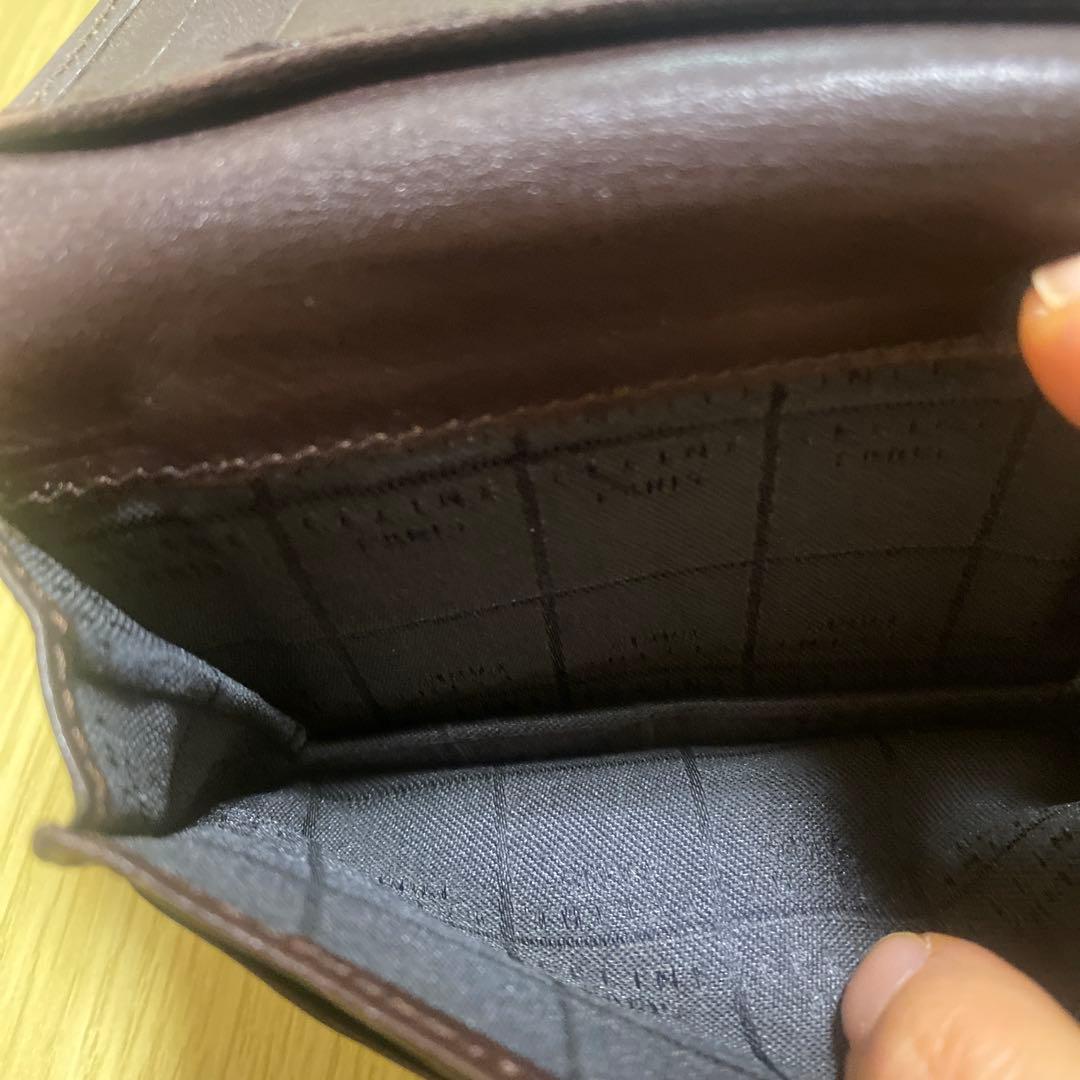 CELINE セリーヌ 二つ折り財布 サークルロゴオールドセリーヌ ヴィンテージ