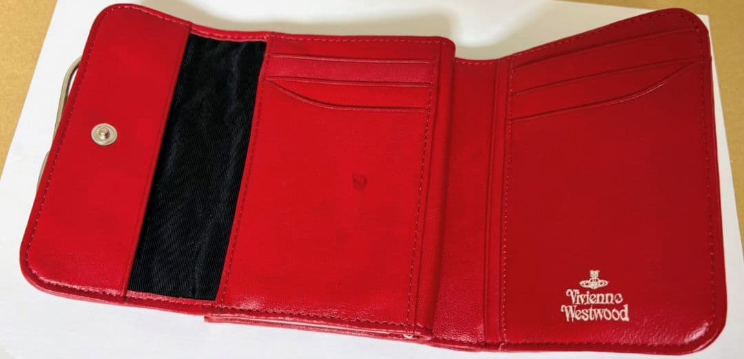 Vivienne Westwood キルティングオーブ×安全ピン２つ折り財布
