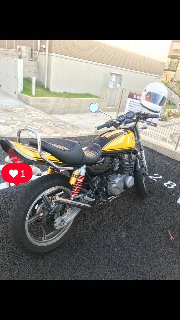 ゼファー400 ラクダ　シート