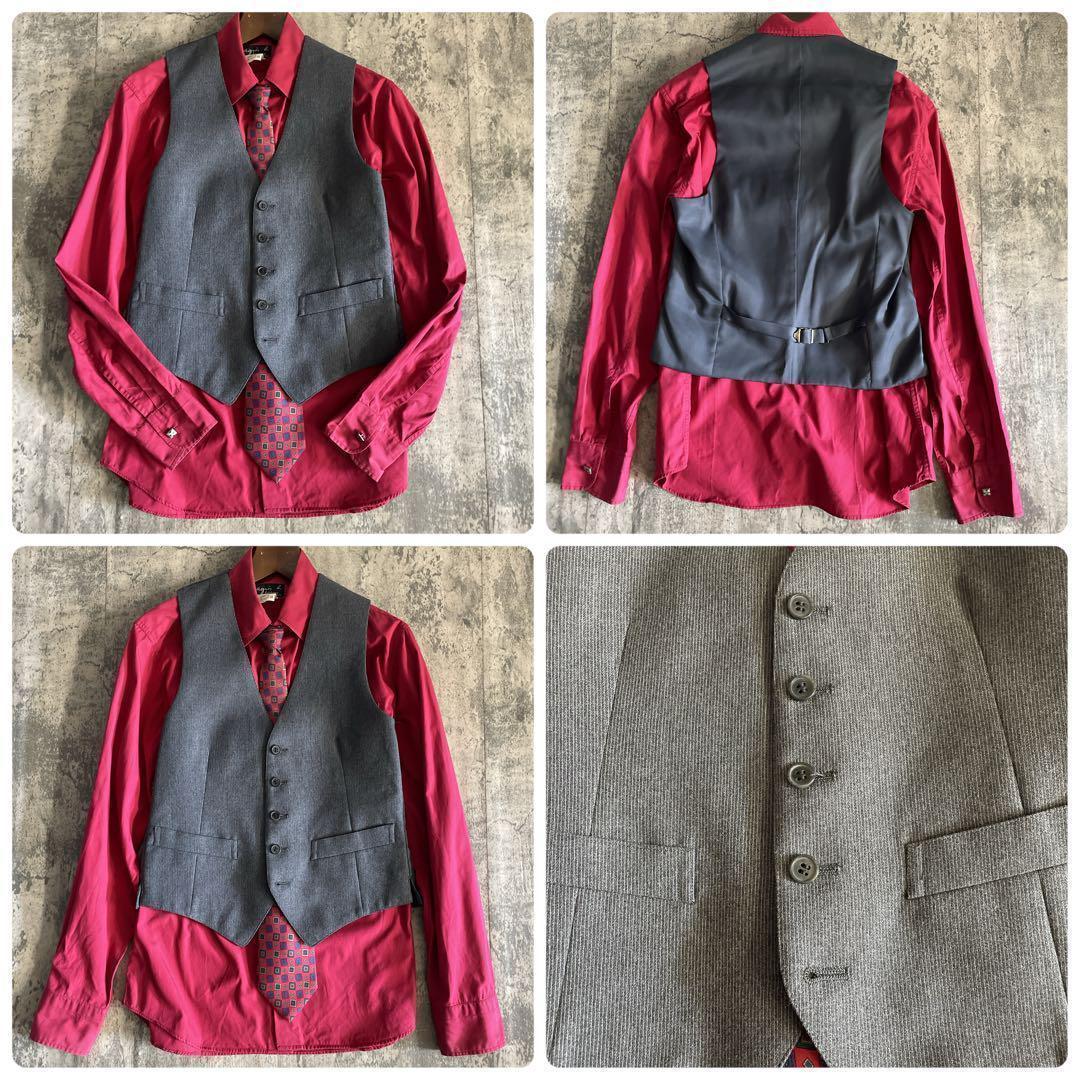 極美品 スリーピース × Yves saint Laurentネクタイ