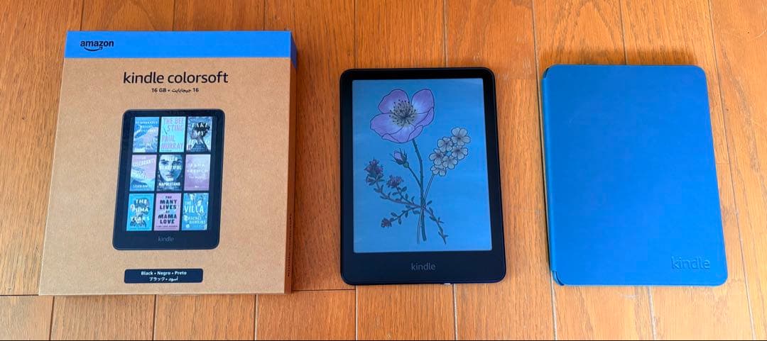 Kindle Colorsoft 16GB 7インチ 純正カバー付き