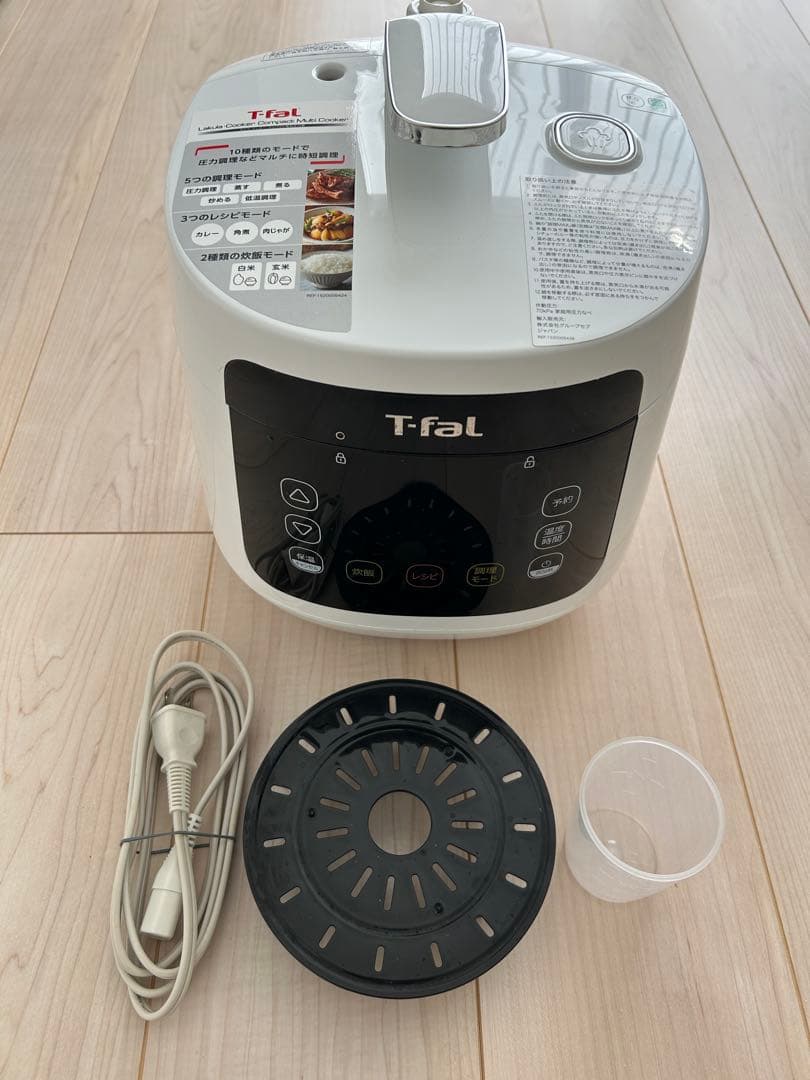【美品】T-fal 電気圧力鍋 ラクラクッカー CY3501JP