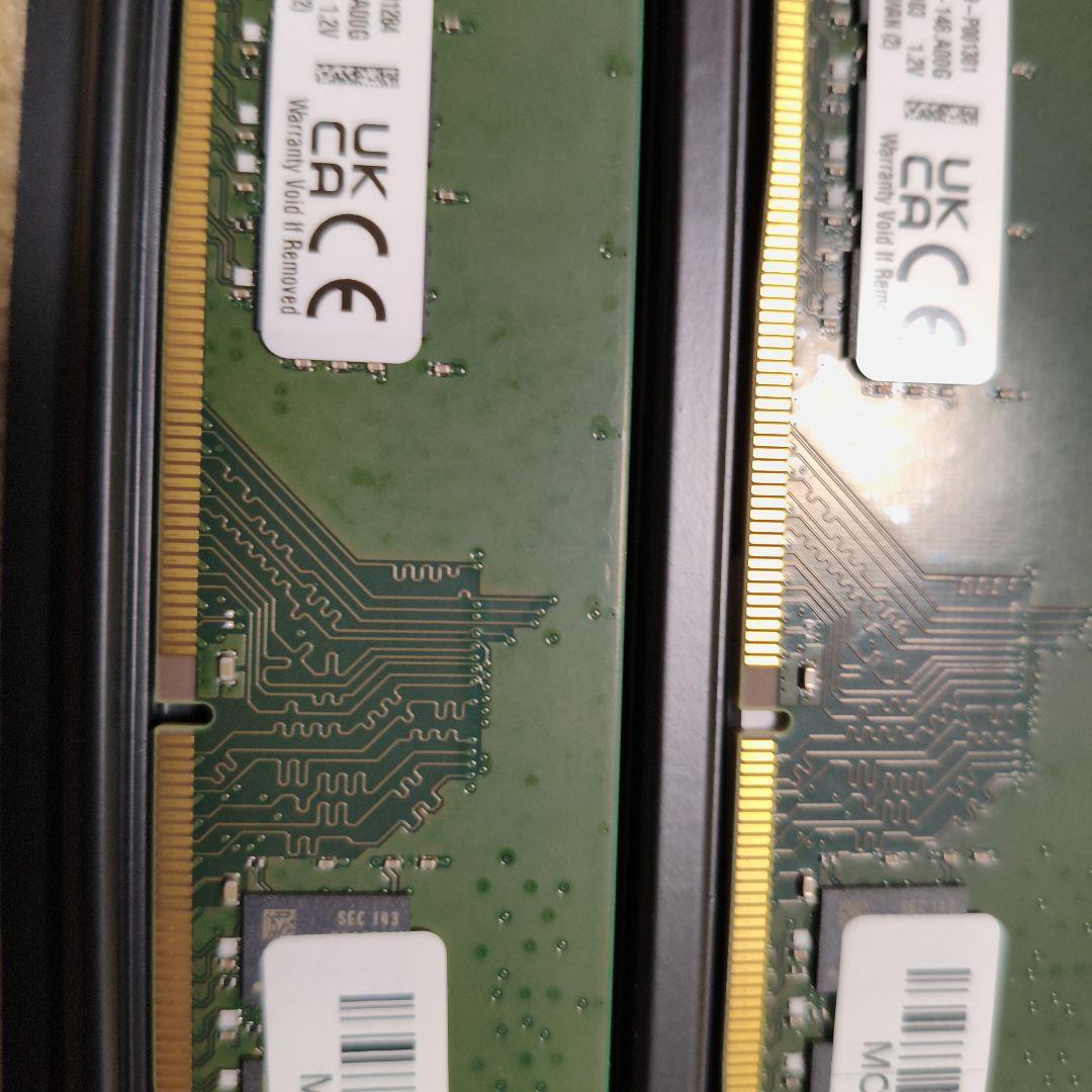 キングストンKVR32N22S8/8 DDR4 PC4-25600 8GB2枚組