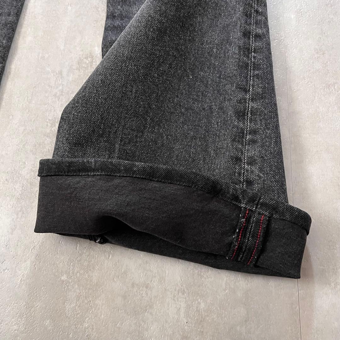 【MOUSSY マウジー】デニムパンツ MVSフレア 黒 24 美品 ジーンズ