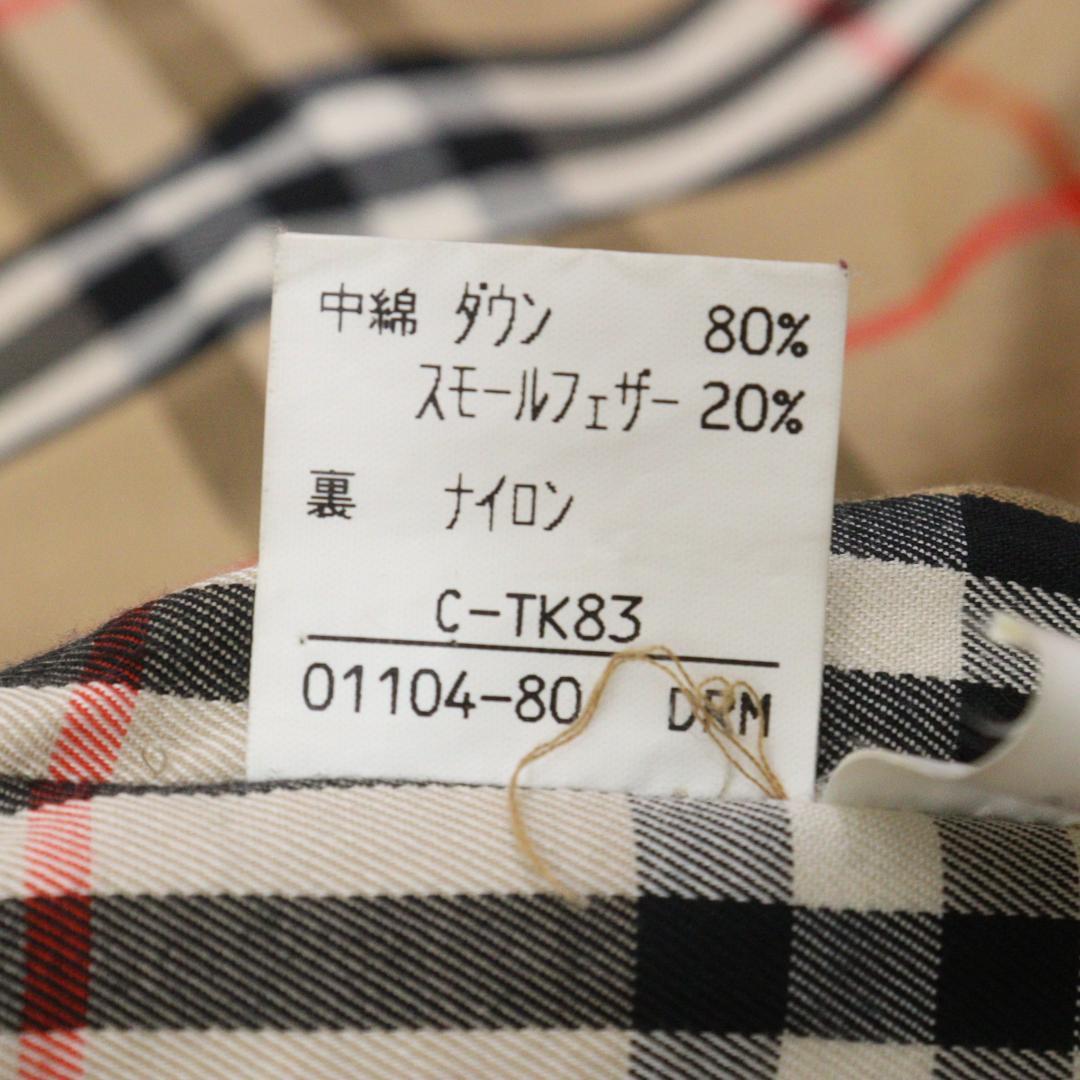 【美品】Burberrys バーバリー ダウンコート ノバチェック フード着脱可