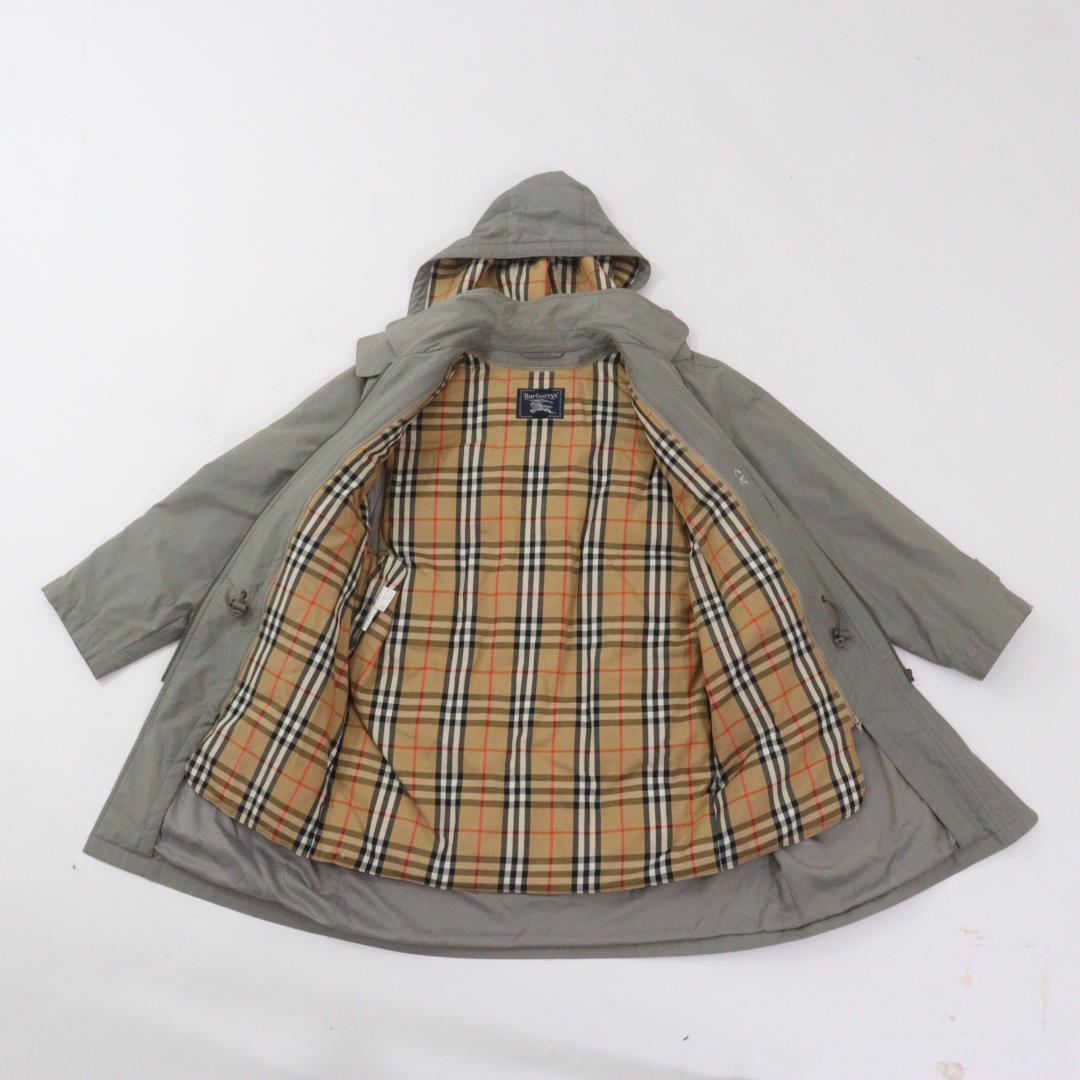 【美品】Burberrys バーバリー ダウンコート ノバチェック フード着脱可