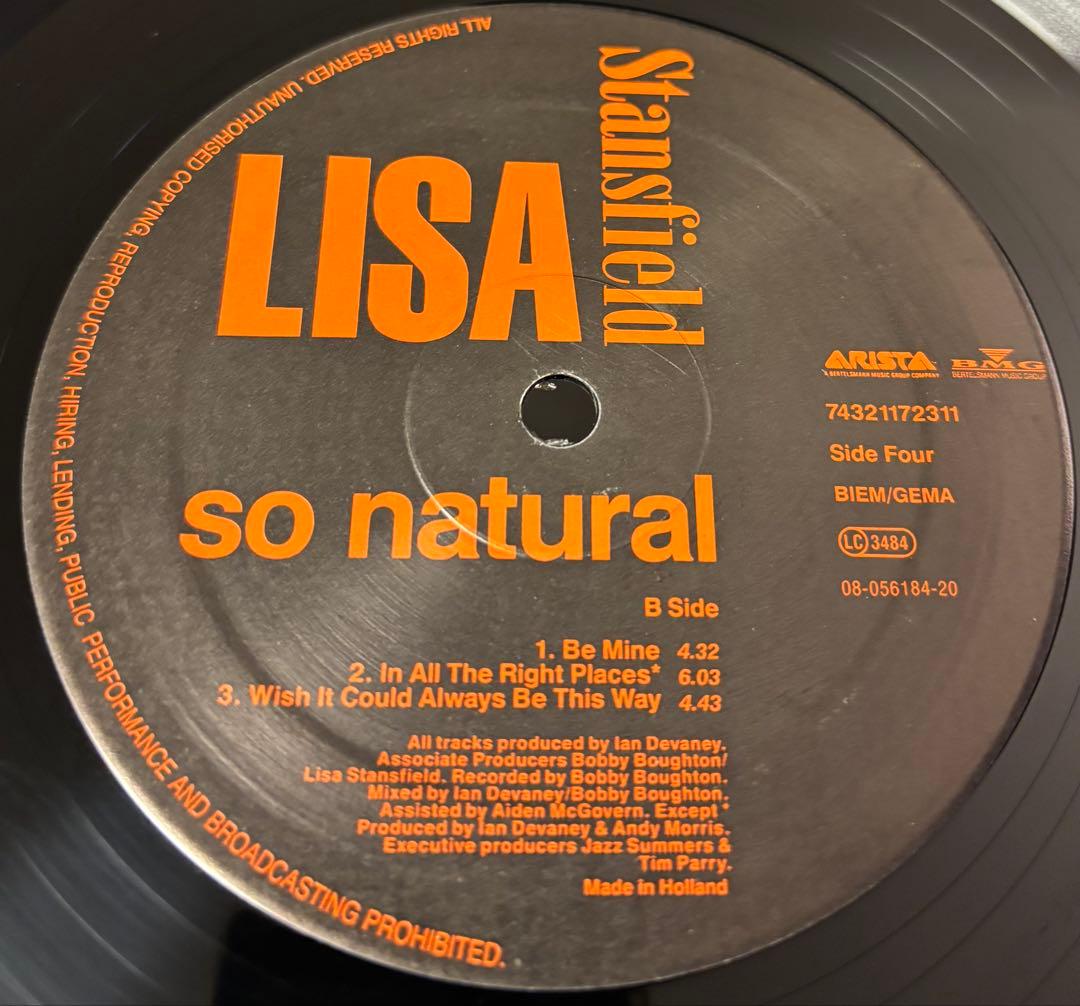 (USED)LISA STANSFIELD SO NATURAL レコード2枚組