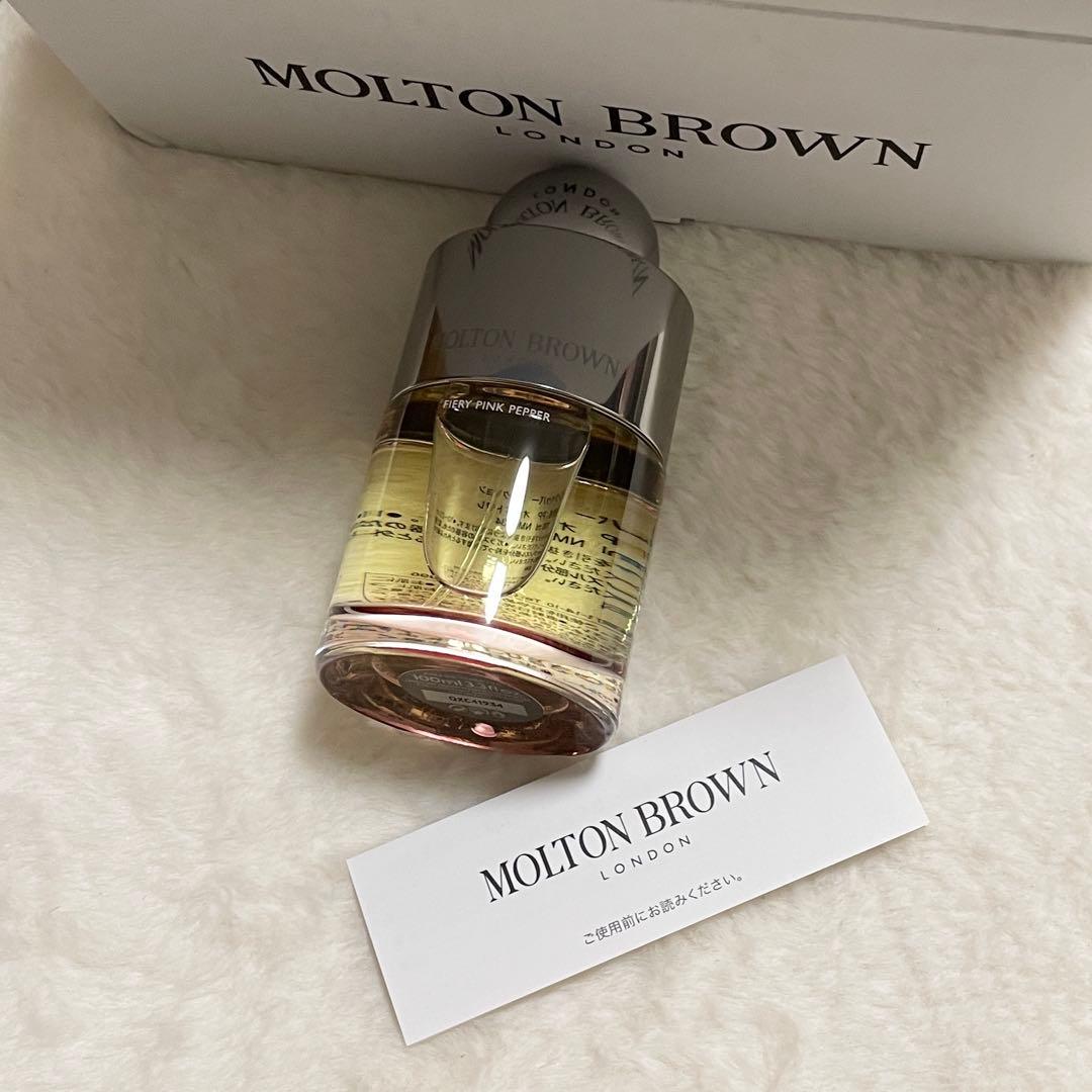 【新品未使用】モルトンブラウン ピンクペッパー 香水 100ml 箱付き