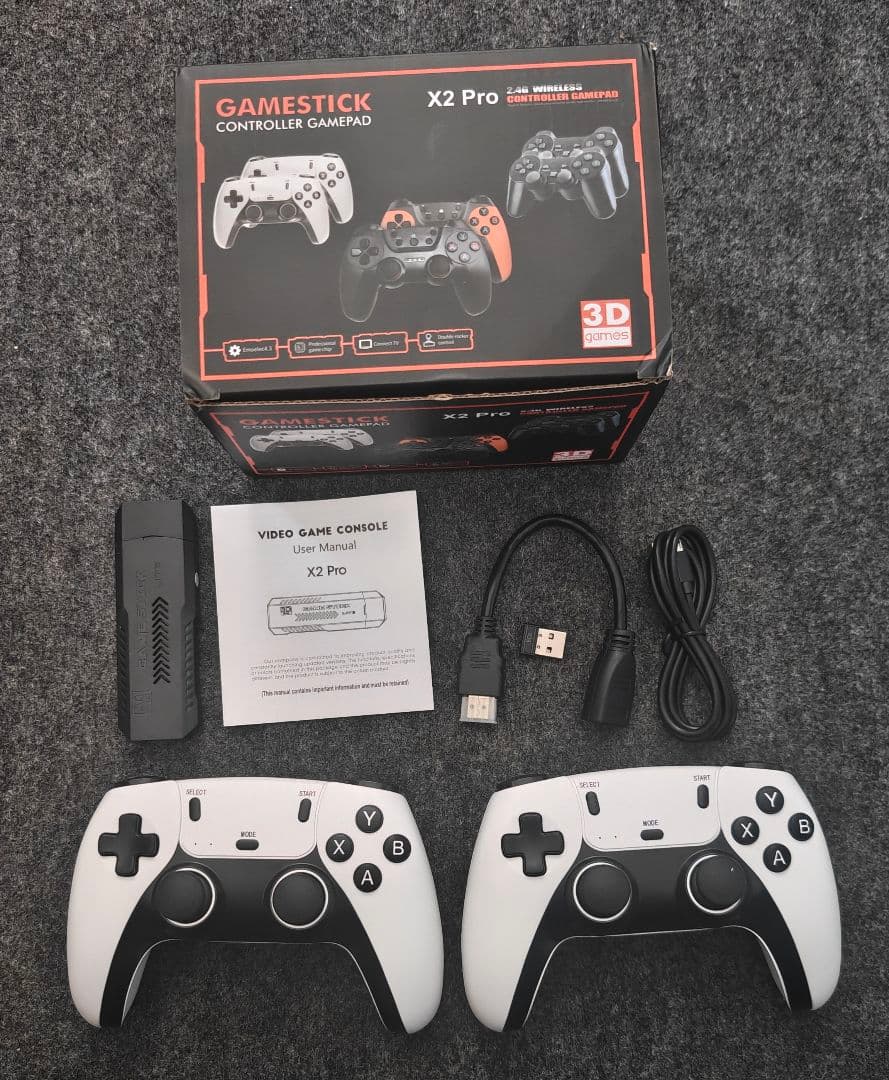 X2 Pro 4K レトロゲームスティック 40000+懐かしさゲームin1