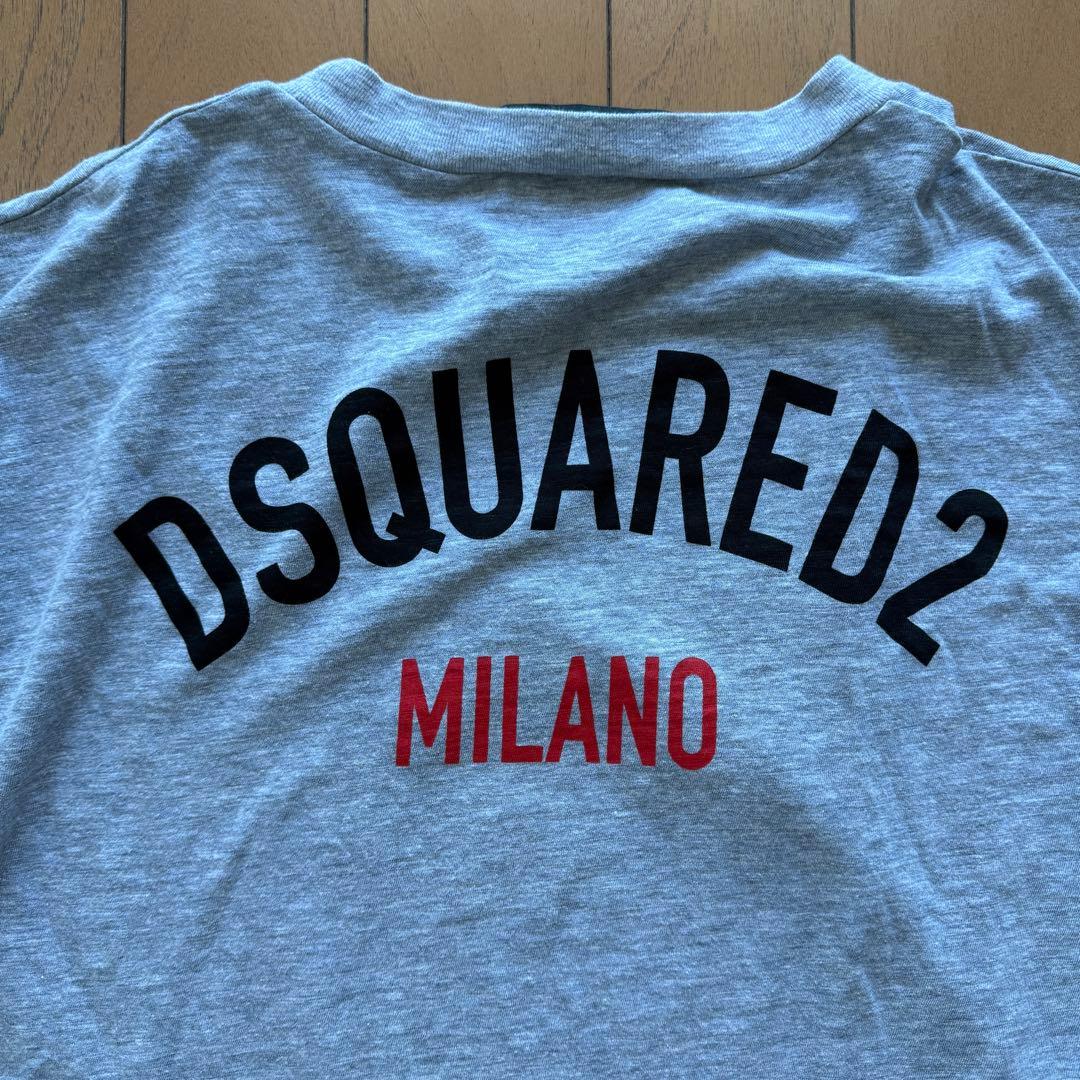 美品DSQUARED2 MILANO Tシャツ L グレー