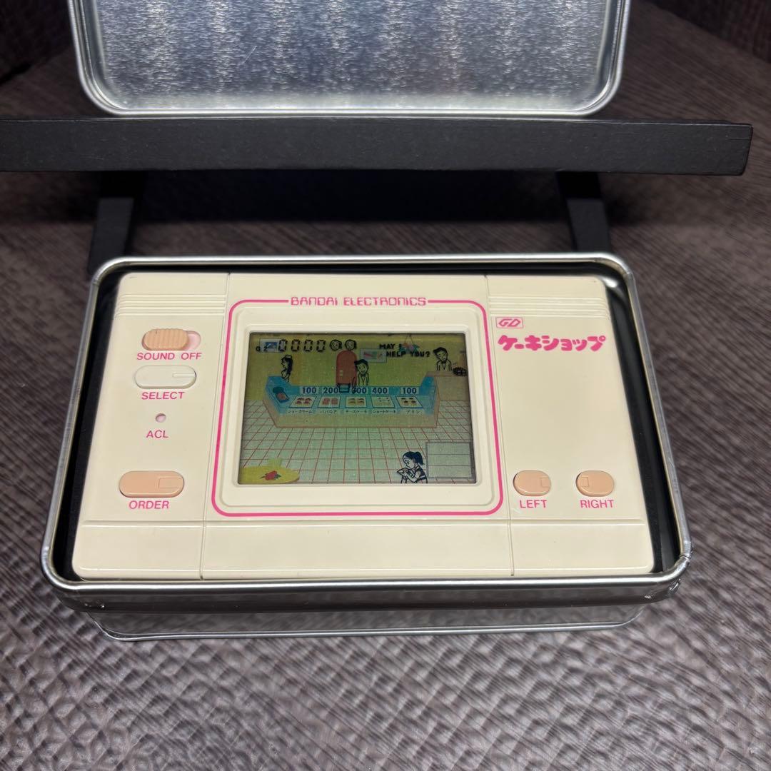 【レトロ】ゲームウォッチ バンダイ ケーキショップ （動作確認済）