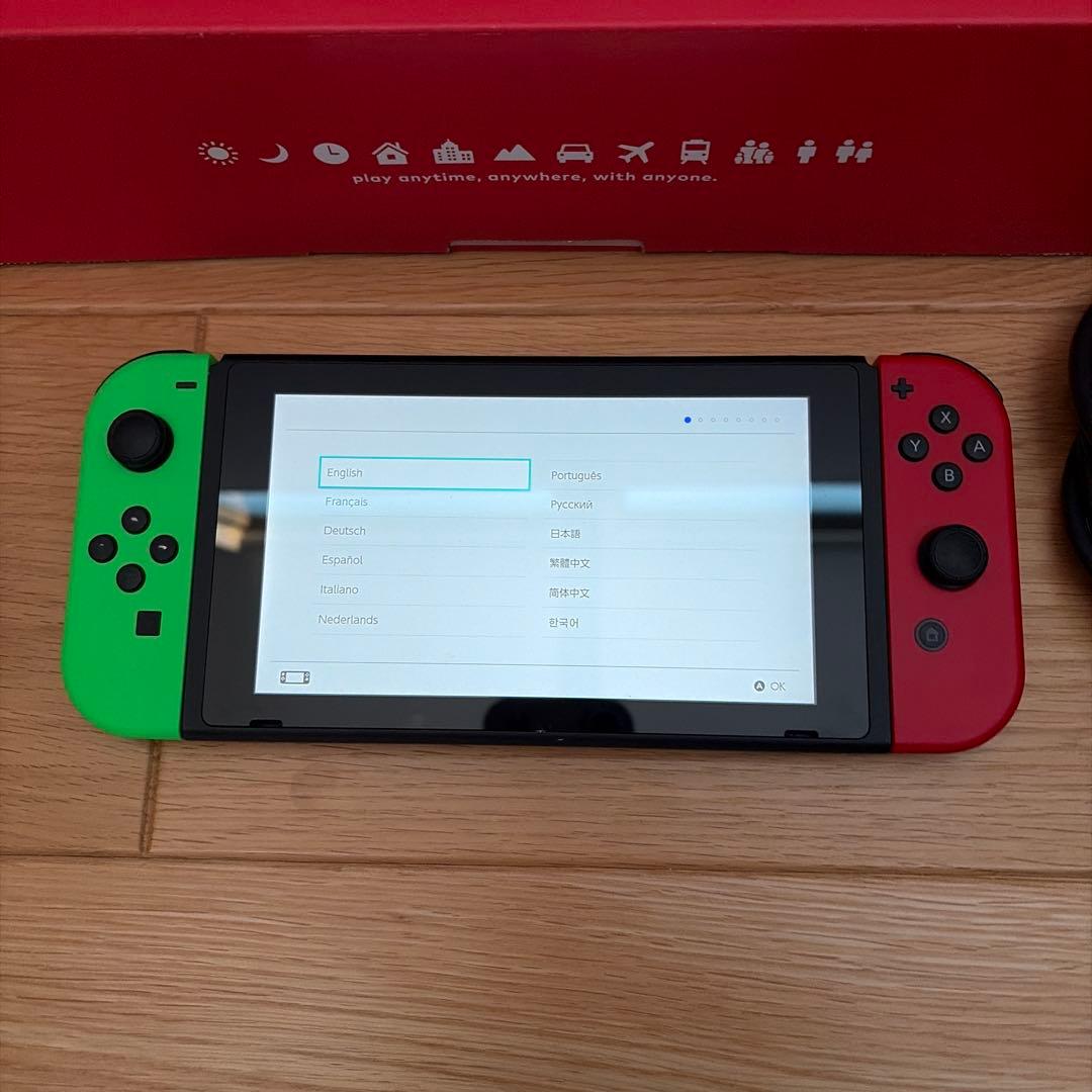 Nintendo Switch 本体 グリーン/レッド　中古