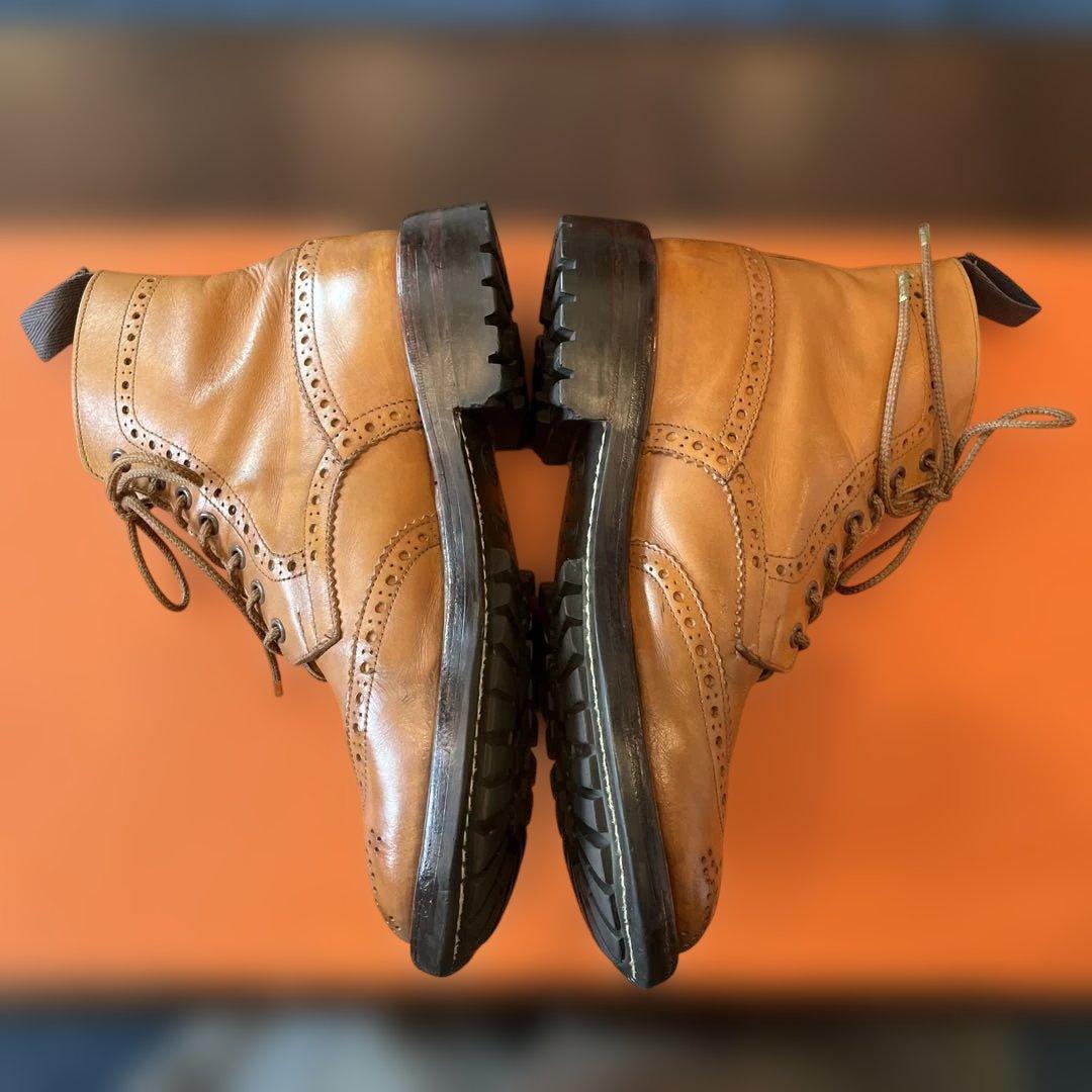 Tricker's 2508 カントリーブーツ UK8.0 エイコンアンティーク