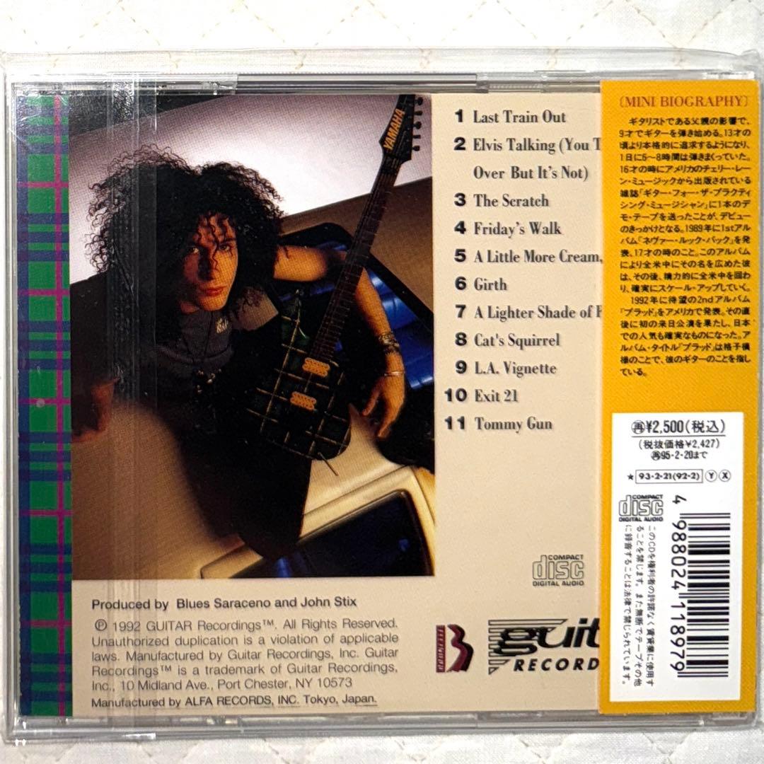 国内盤！BLUES SARACENO / ブルース・サラセノ / PLAID