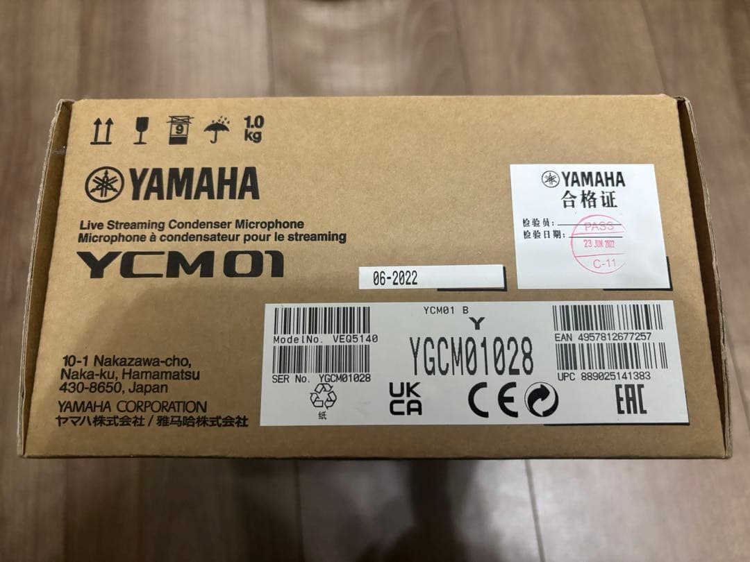 【美品】YAMAHA YCM01B コンデンサーマイク 箱・説明書・ケース付