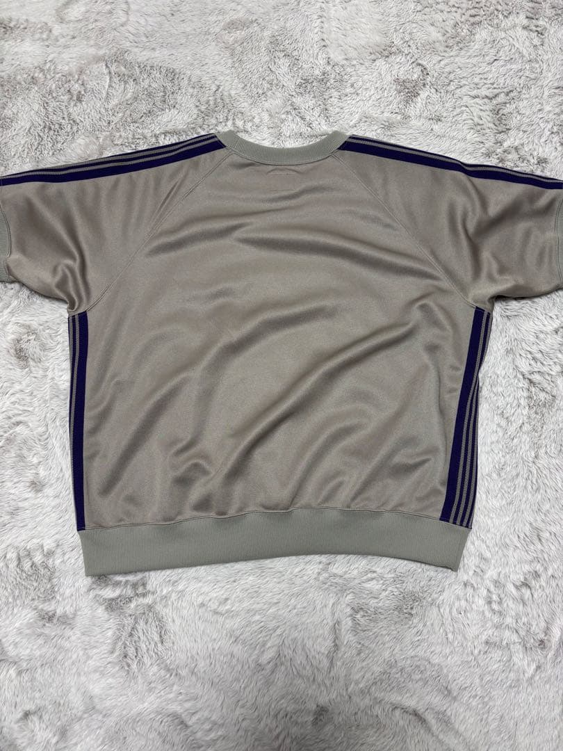 Needles シルバーグレー パープル Tシャツ