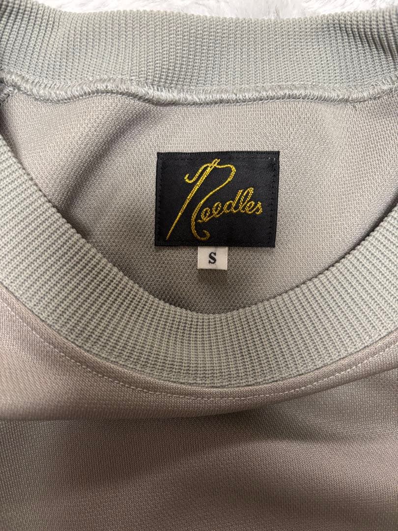 Needles シルバーグレー パープル Tシャツ
