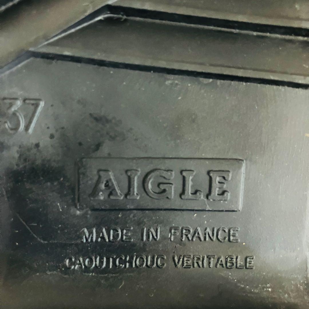 新品未使用☆AIGLE（エーグル）シャンタベルレインブーツ 37 黒　ラバー