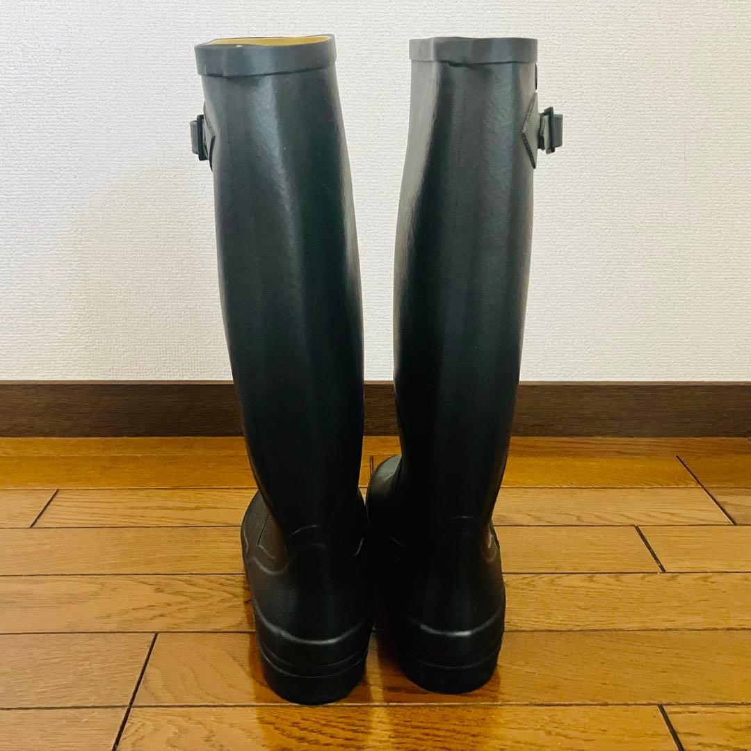 新品未使用☆AIGLE（エーグル）シャンタベルレインブーツ 37 黒　ラバー