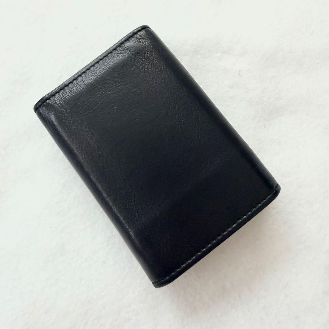 BALENCIAGA バレンシアガ 財布　ペーパー ミニ ウォレット ブラック