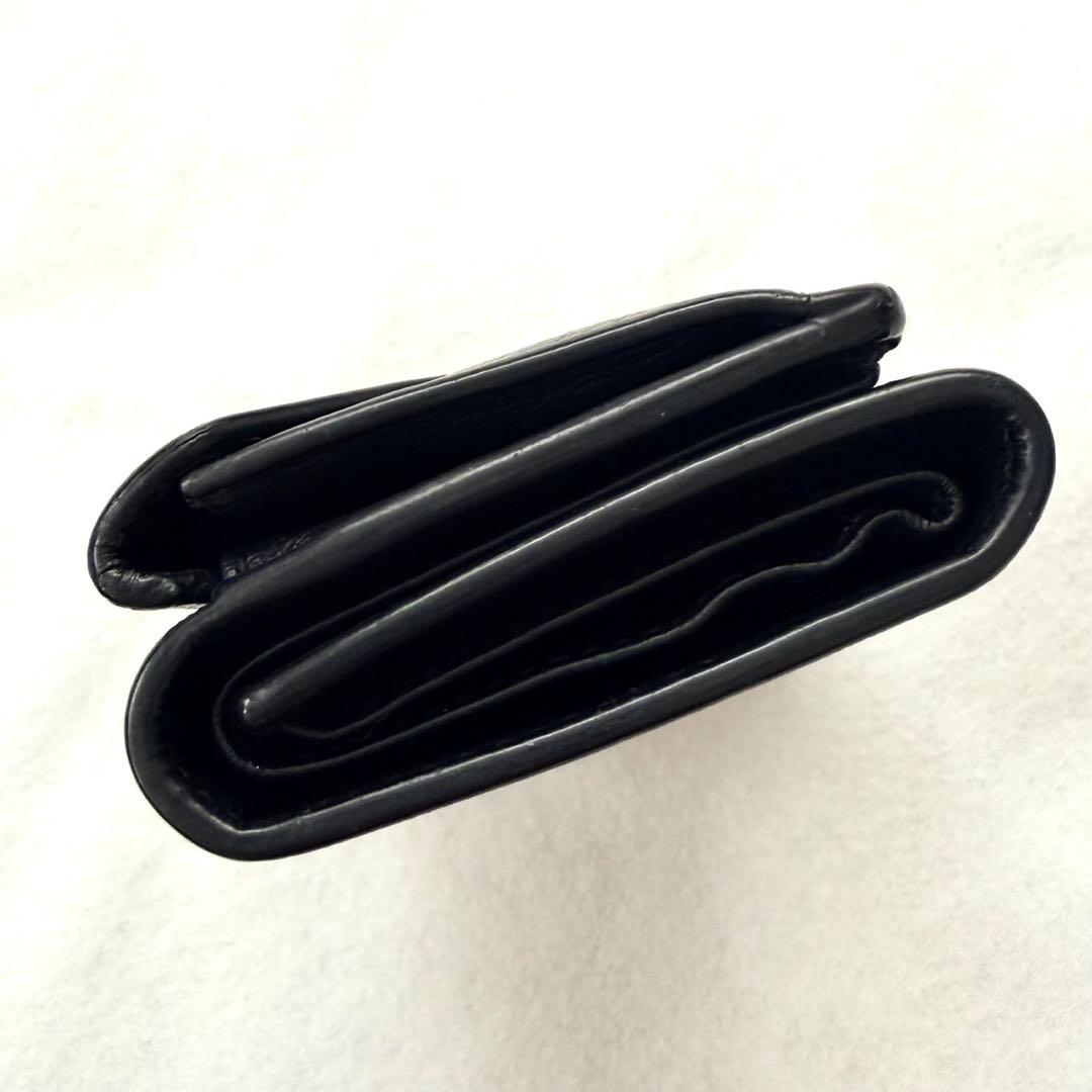 BALENCIAGA バレンシアガ 財布　ペーパー ミニ ウォレット ブラック