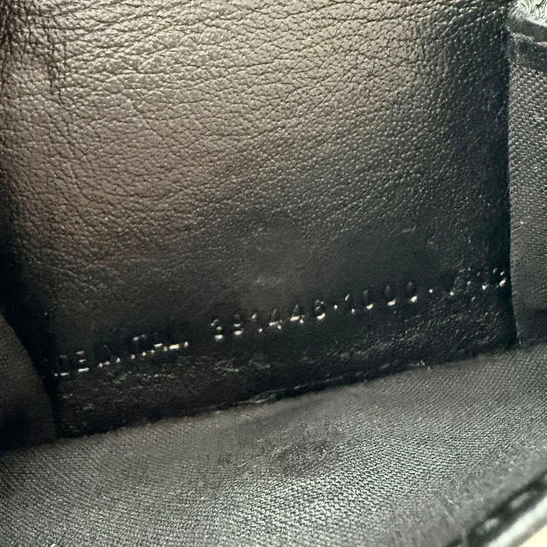 BALENCIAGA バレンシアガ 財布　ペーパー ミニ ウォレット ブラック