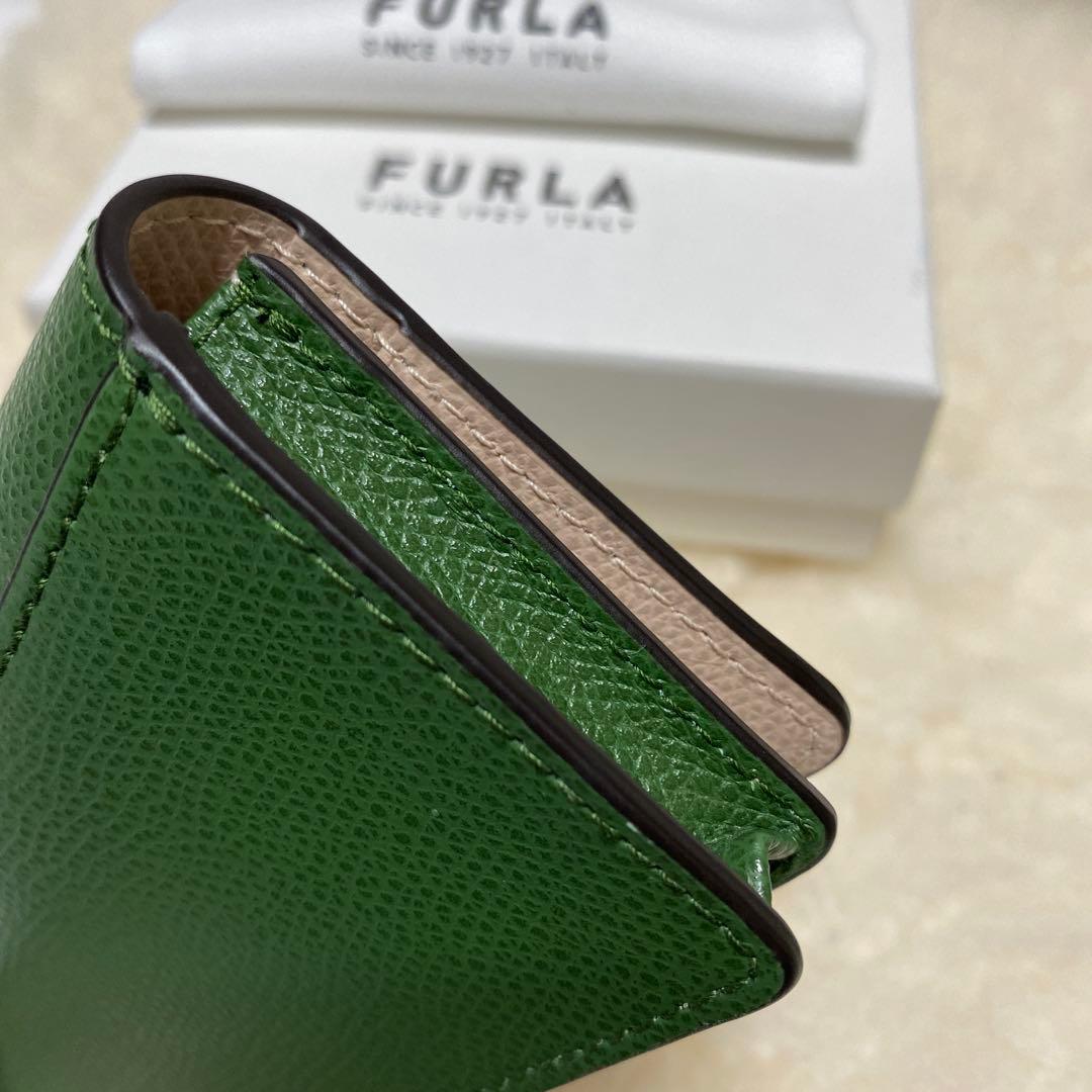 未使用　美品　フルラ　FURLA　名刺入れ　カード/パスケース　レザー