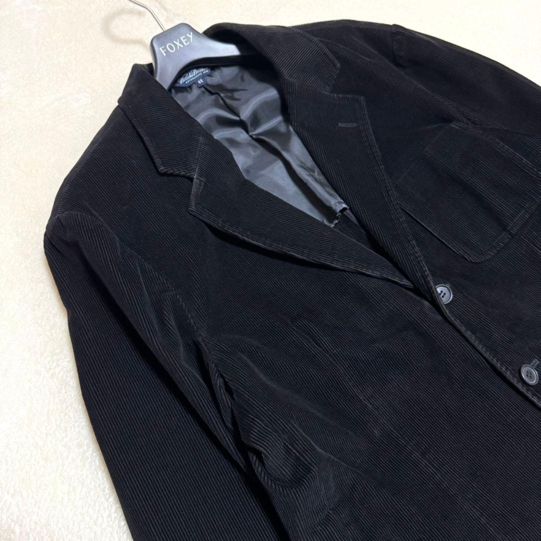 ブルックスブラザーズ コーデュロイ アンコン ジャケット 42 XL 黒