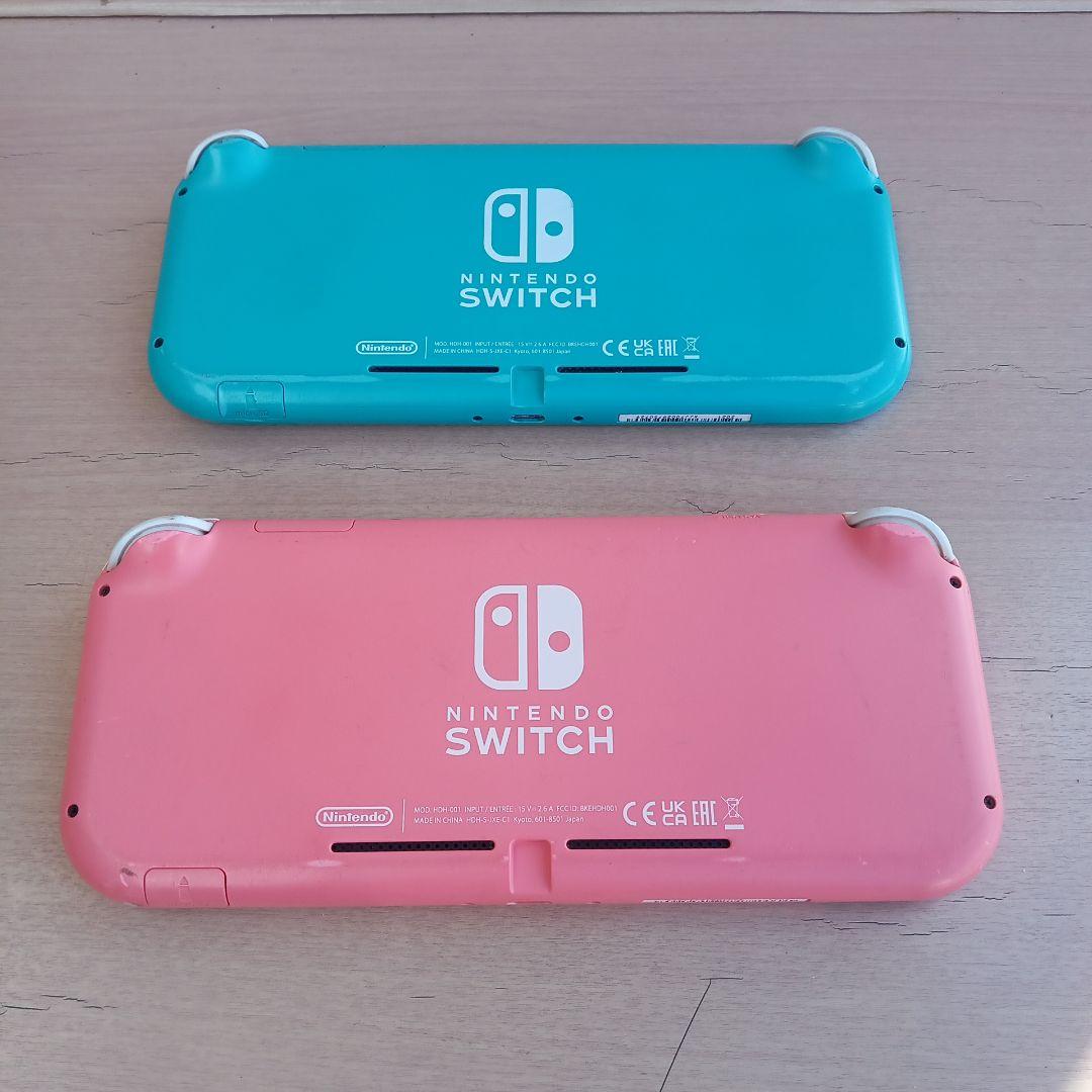 裕*様 Switch Lite ターコイズ・ピンク 2台セットジャンク