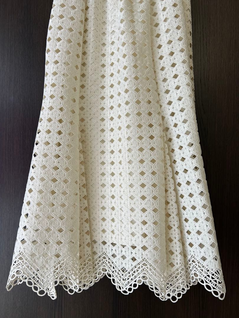 【美品】CELFORD セルフォード　レースフレア　マーメイド　スカート 36
