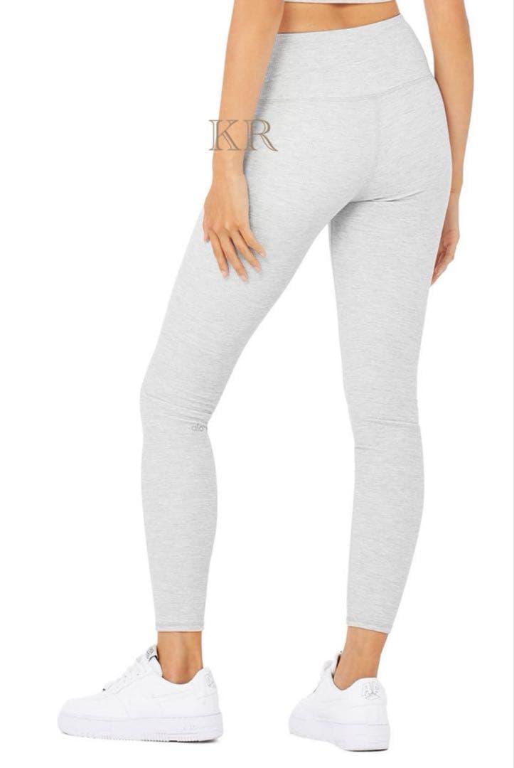 ★ alo yoga ★ ワッフル レギンス ヘザーグレー XXS
