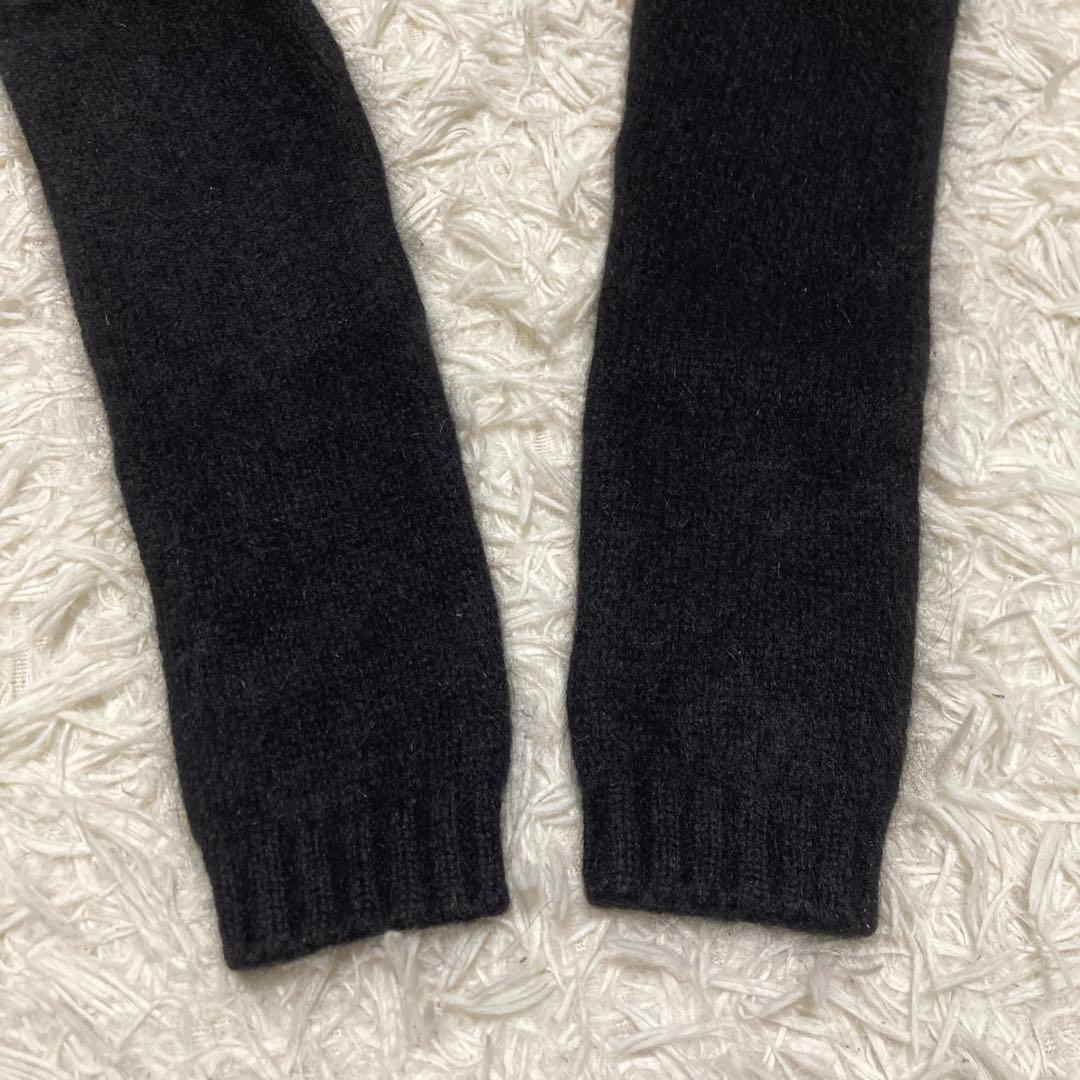 美品✨N°21 ヌメロヴェントゥーノ　クロップドカーディガン　アンゴラ　M 黒