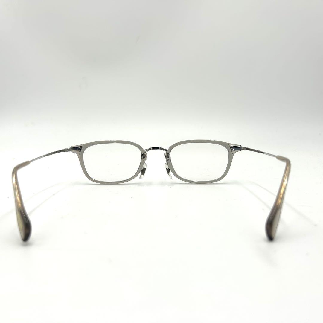 OLIVER PEOPLES サングラス グレー クリア シルバー コンビ