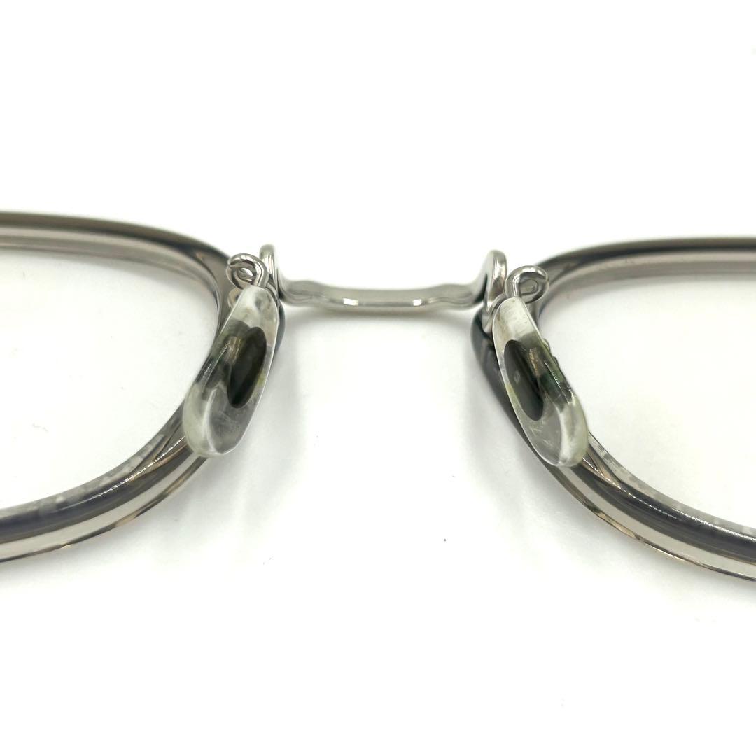 OLIVER PEOPLES サングラス グレー クリア シルバー コンビ