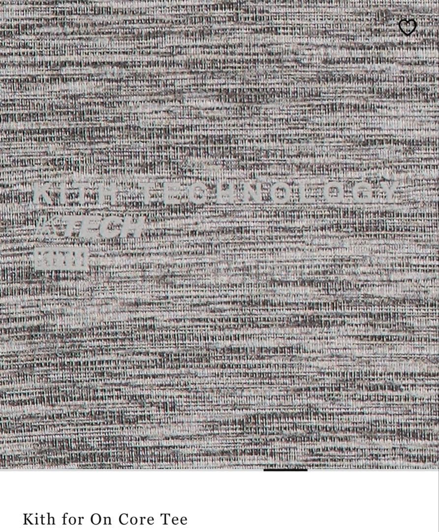 【新品/XL】Kith for On Core Tee Heather Gray