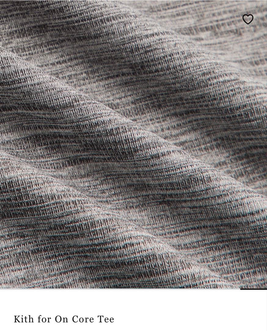 【新品/XL】Kith for On Core Tee Heather Gray