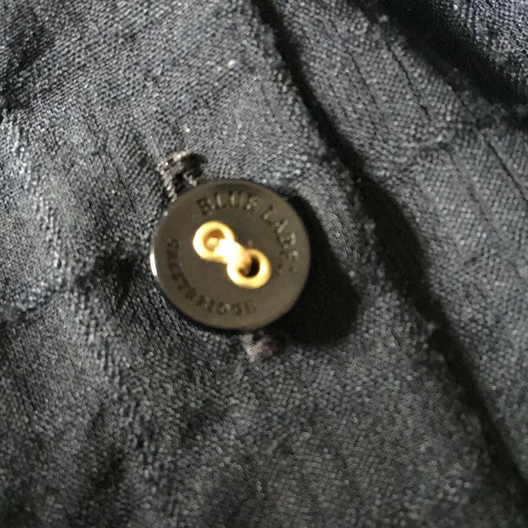 BLUE LABEL ブルーレーベルクレストブリッジ　半袖ワンピース　ネイビー
