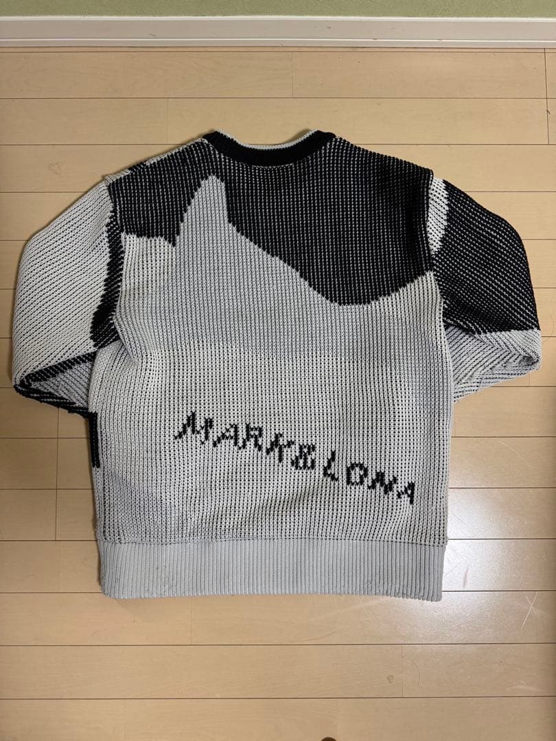 MARK&LONA カモフラージュニットセーター　サイズ 48 ［午前割］