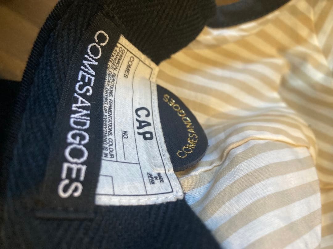 【COMESANDGOES】NYM CAP BLACK