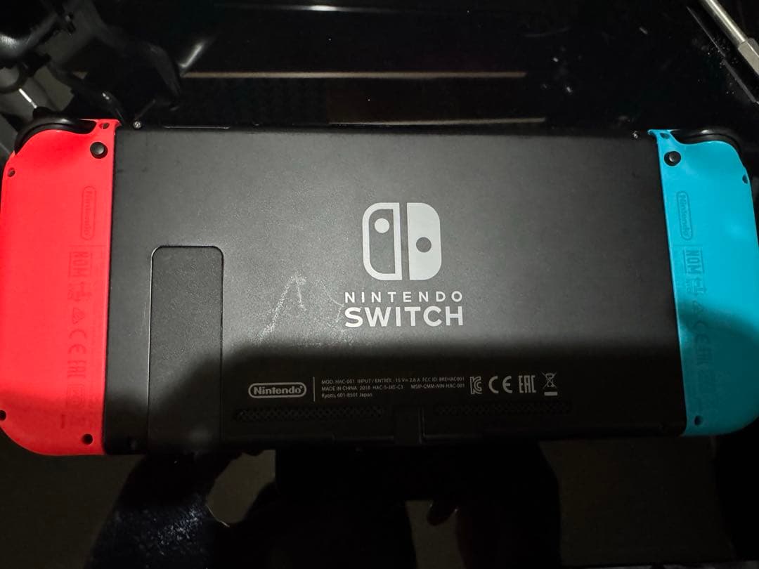 【ジャンク品】Nintendo Switch 本体セット　画面割れ