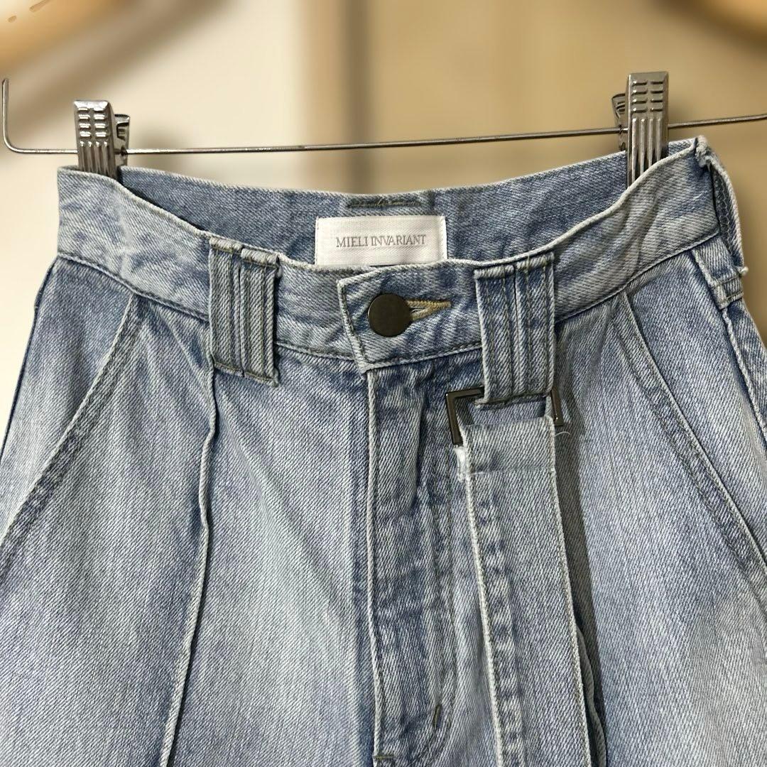MIELI INVARIANT ICE Bleach denim デニム