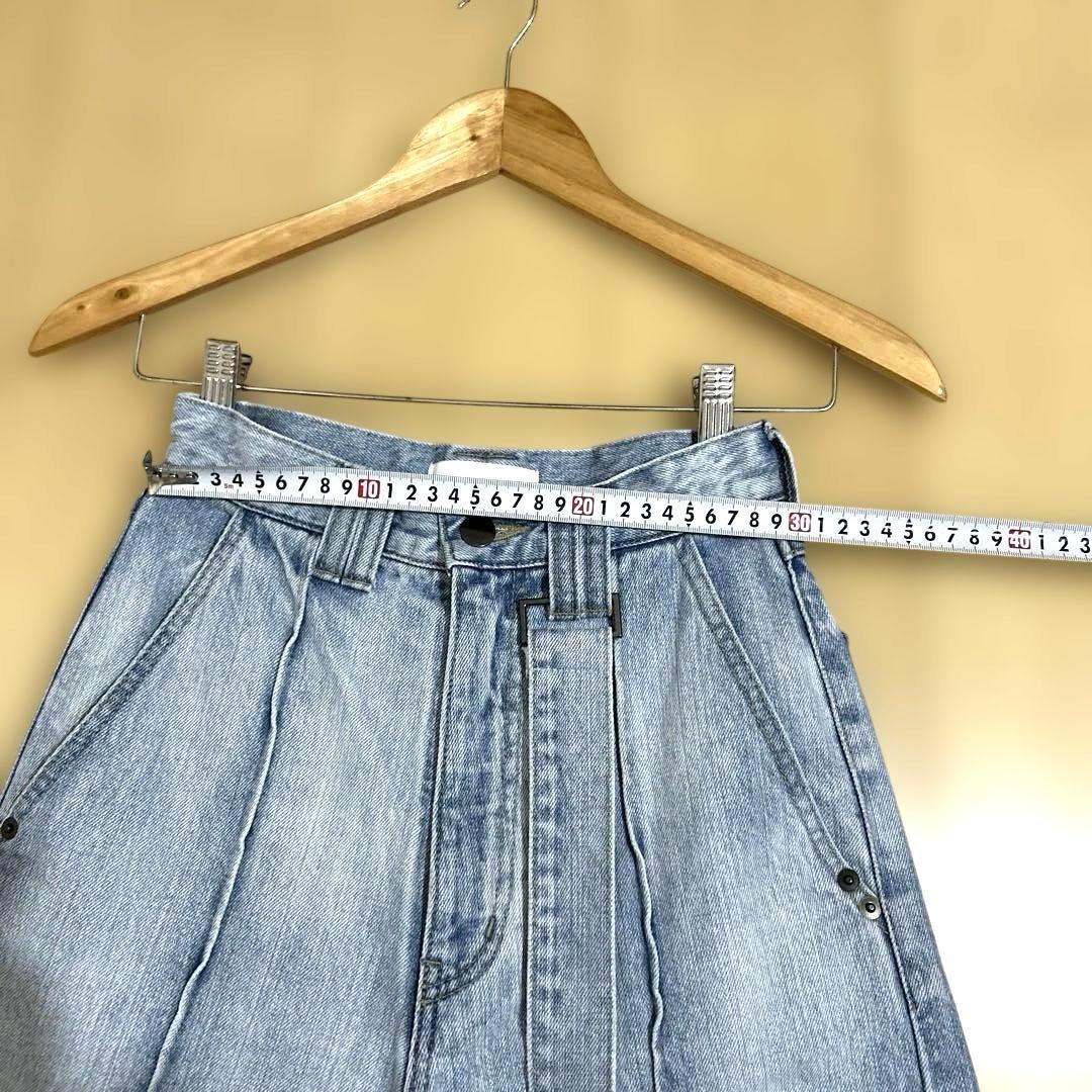 MIELI INVARIANT ICE Bleach denim デニム
