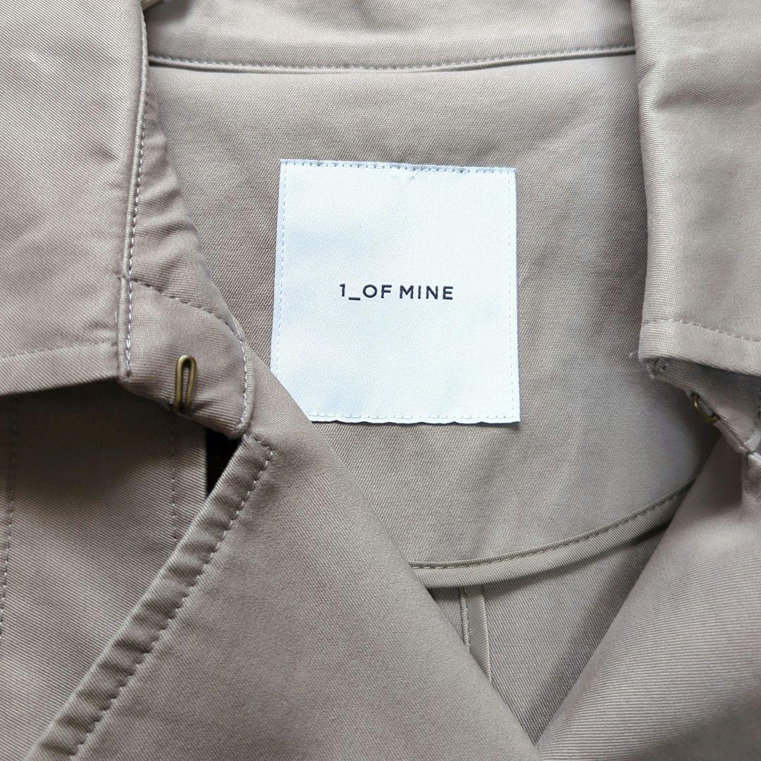美品 [1_OF MINE] ◆ トレンチ コート グレージュ ¥24,200